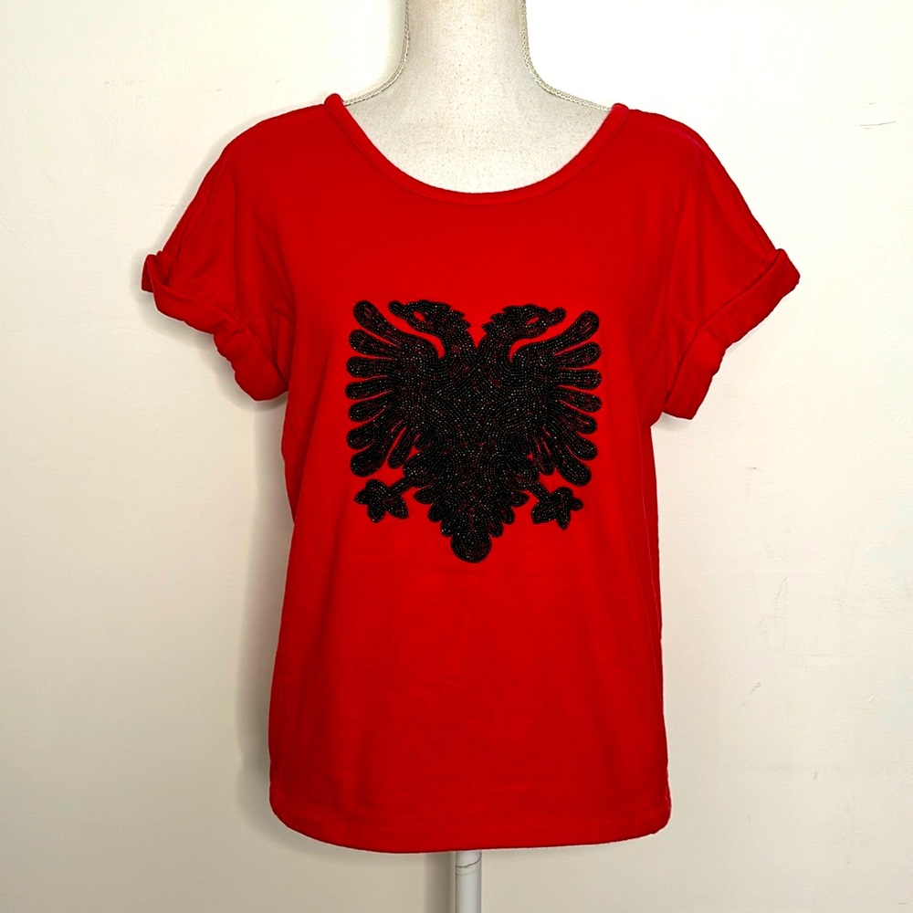 Gryphon Black Eagle embellished Top!
